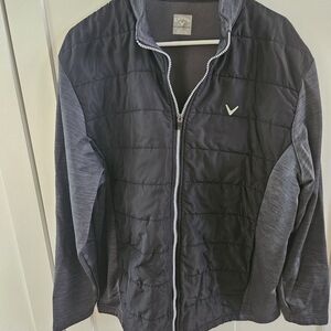 Callaway Dark Gray And Black Mens Jacket
